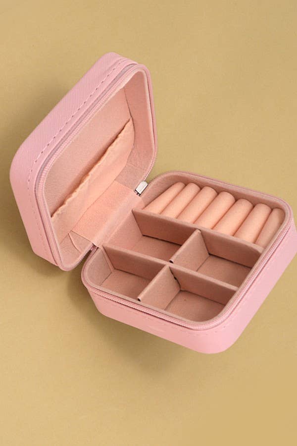 JEWELRY ORGANIZER TRAVEL BOX CASE