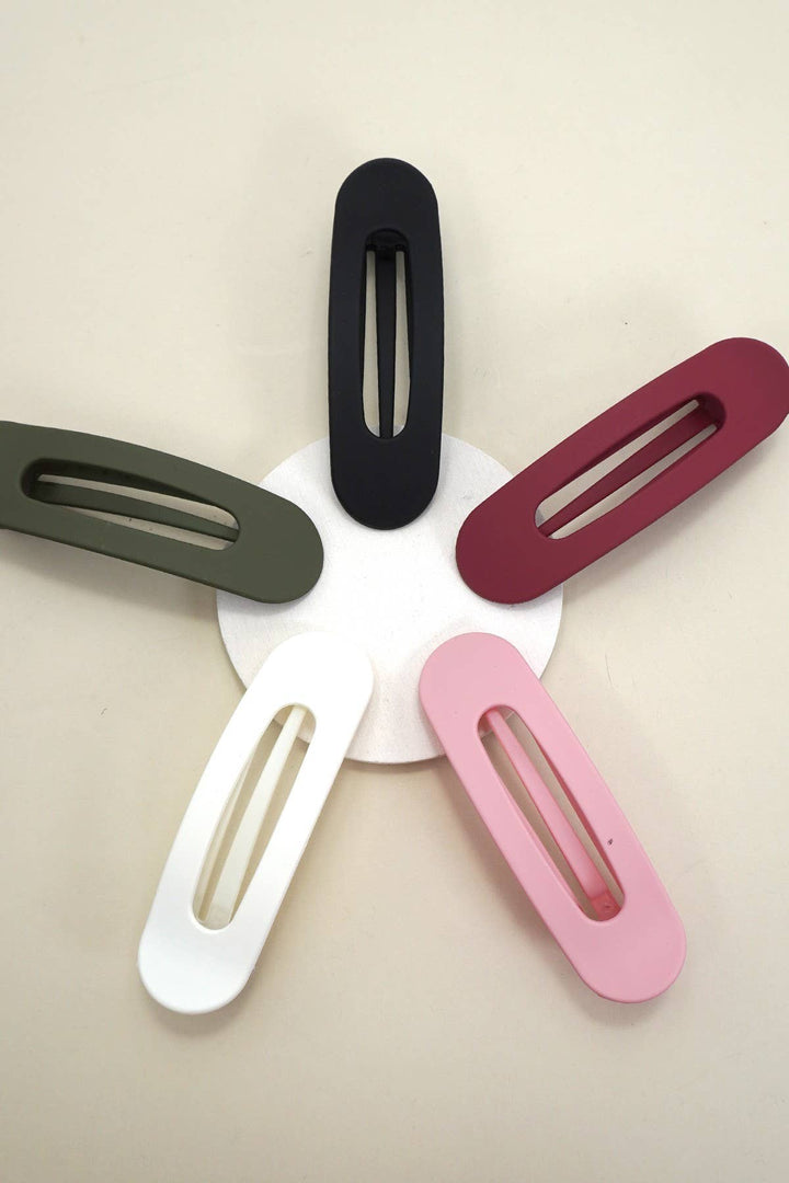 LARGE OVAL LAY DOWN FLAT HAIR CLAW CLIPS | 40H916