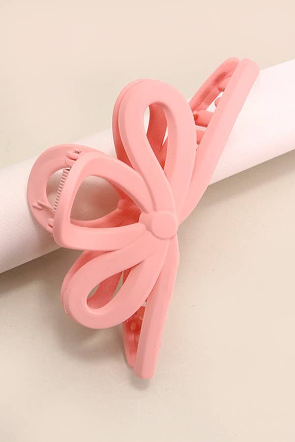 XTRA LARGE MATTE BOW HAIR CLIP CLAW