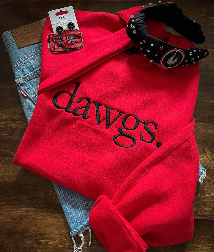 Dawgs. Embroidered Sweatshirt