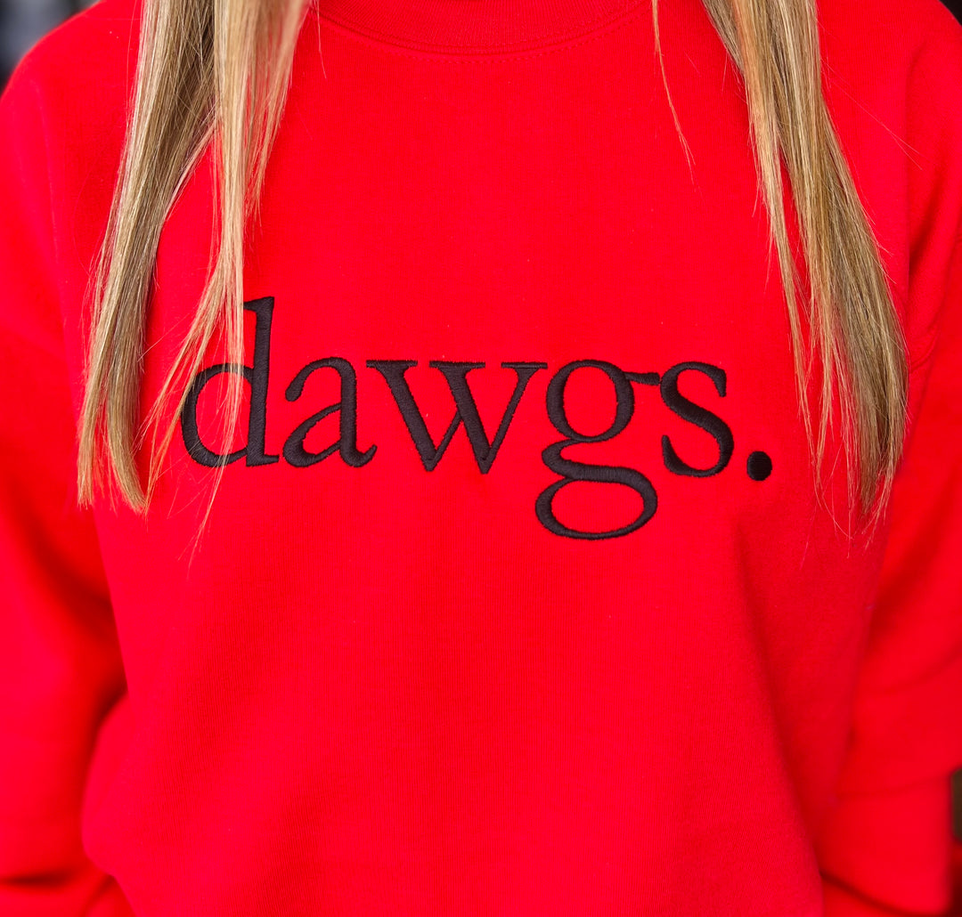 Dawgs. Embroidered Sweatshirt
