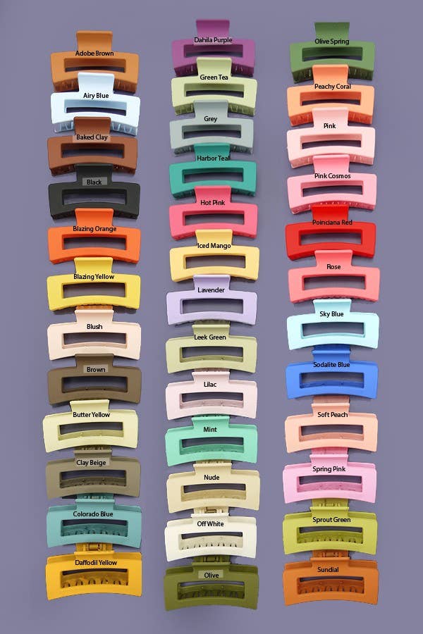 JUMBO CLASSIC HAIR CLAW CLIPS