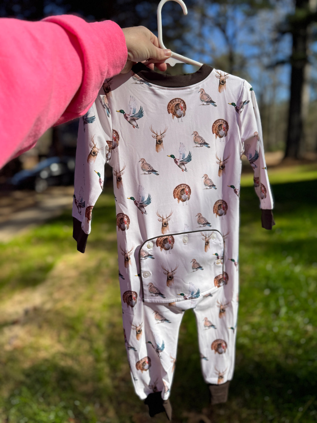 Kids American Hunter Pajamas One Piece