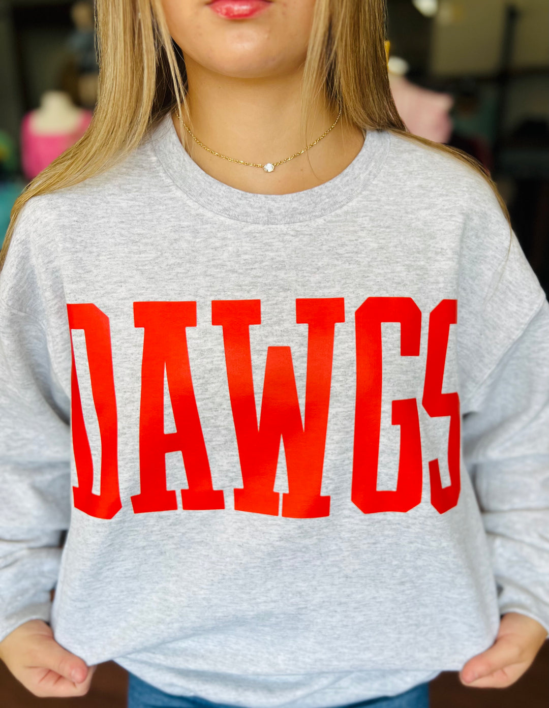 Large Dawgs Crewneck Sweatshirt