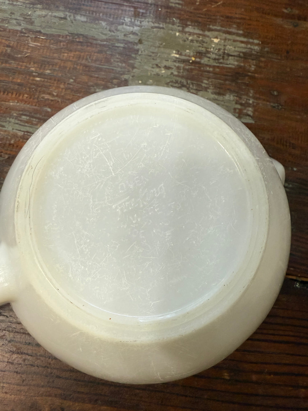 Vintage Fire King Milk Glass Mixing Bowl