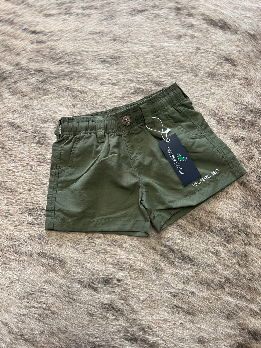 Olive Boys Mallard Short (Properly Tied)