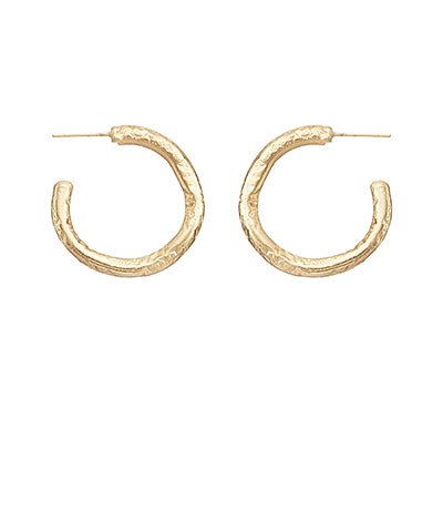 Hand Crafted Brass Hoops