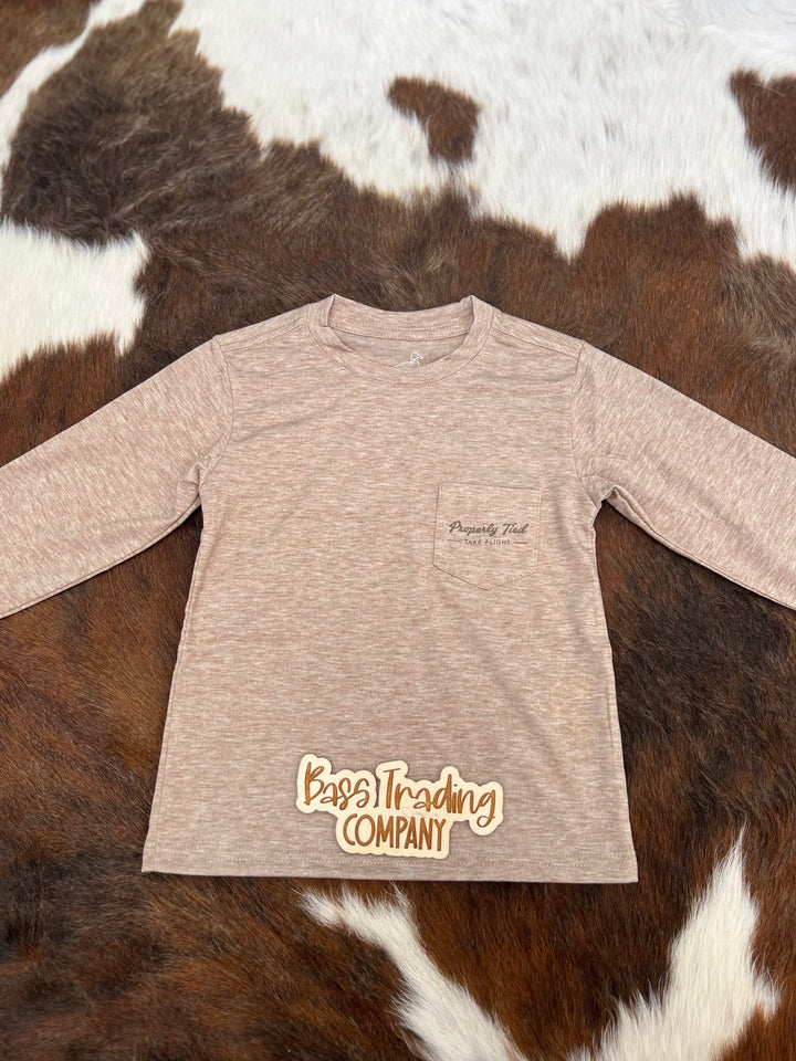 LS Duck Blind Sand Portland Pocket Tee - Properly Tied