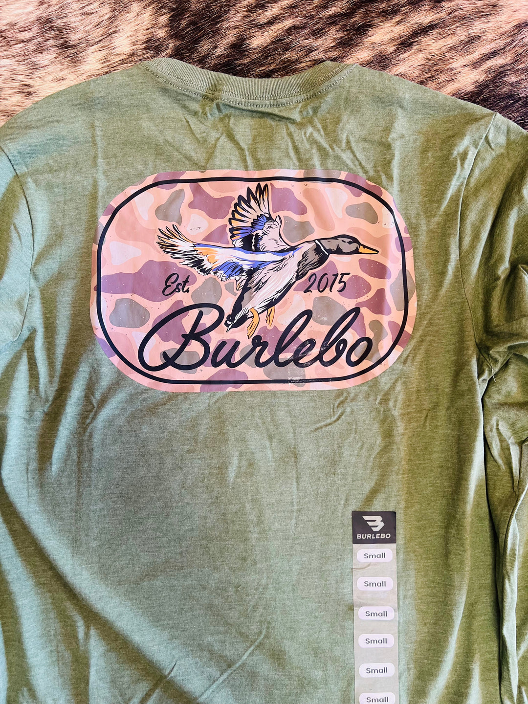 Burlebo - Ducks Flying In - LS - Heather Olive