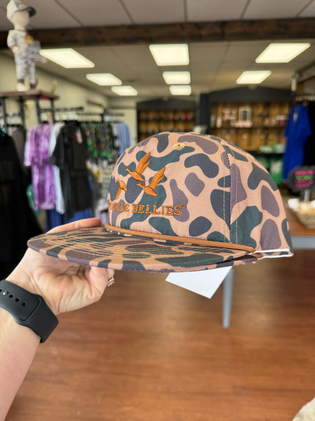 Speckled Bellies 3D Rope Hat - Delta Camo