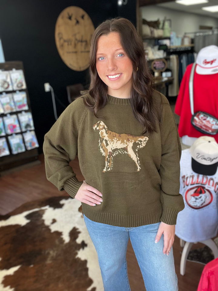 KNITTED RETRIEVER SWEATER