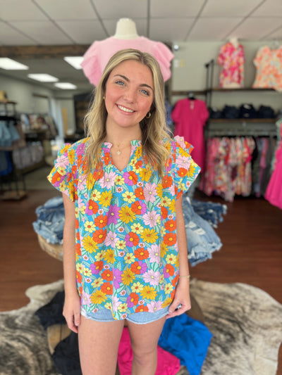 Delaney Floral Top