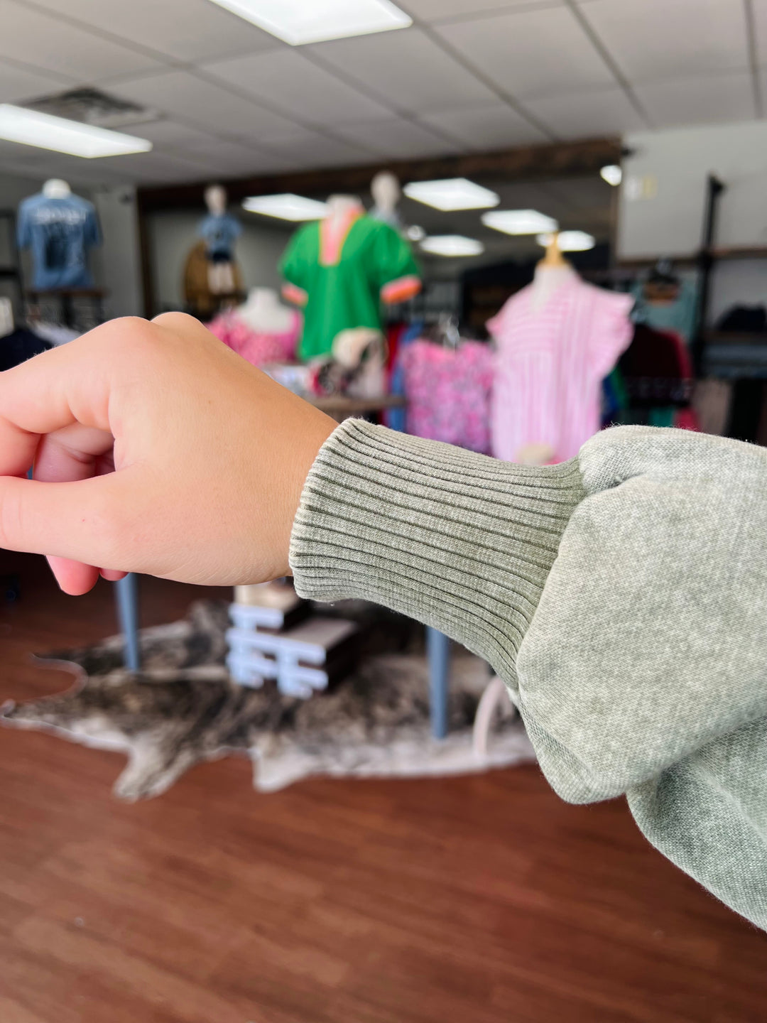 The Coziest Acid Wash Crewneck Sweatshirt