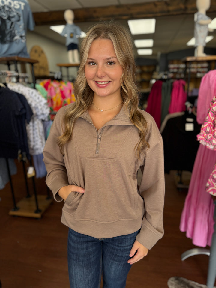 SCUBA HALF ZIP PULLOVER