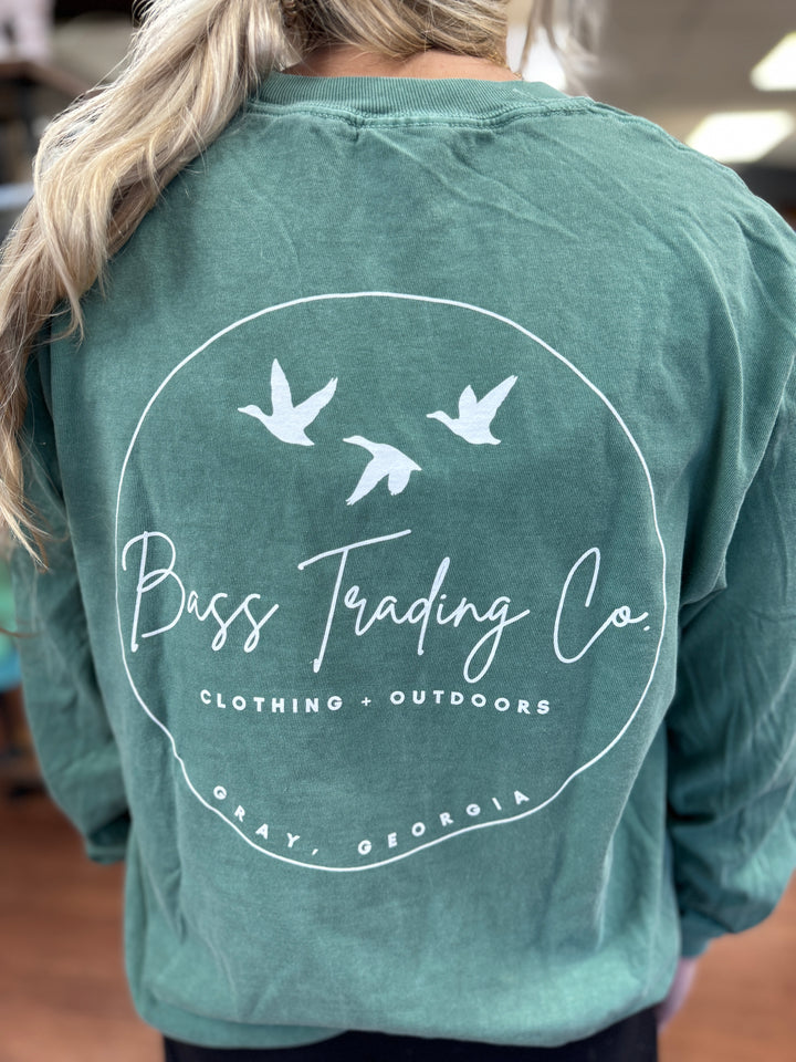 Long Sleeve Bass Trading Logo CC Tee