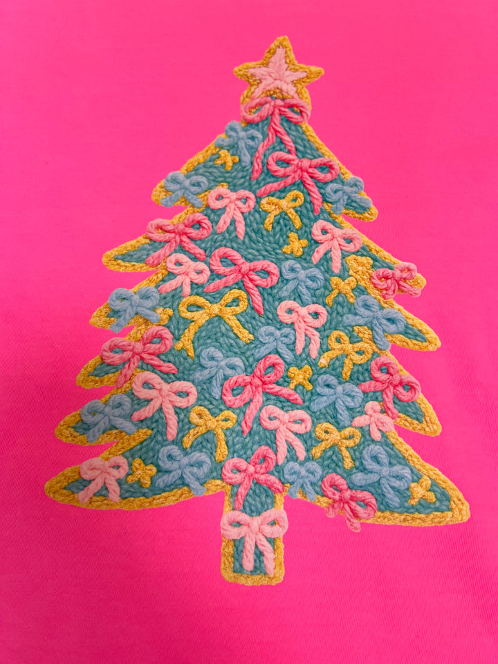 Yarn Christmas Tree Tee