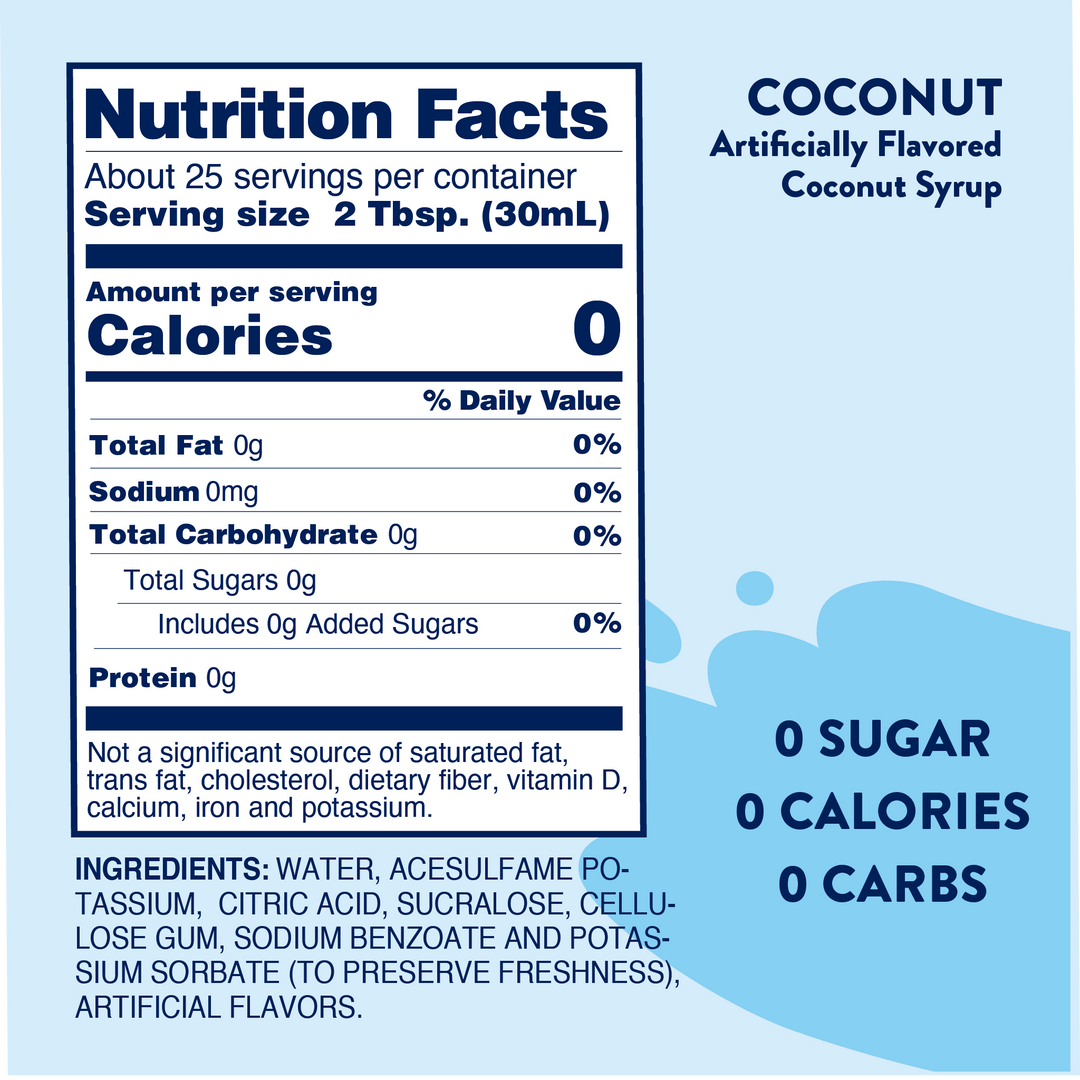 Sugar Free Coconut Syrup