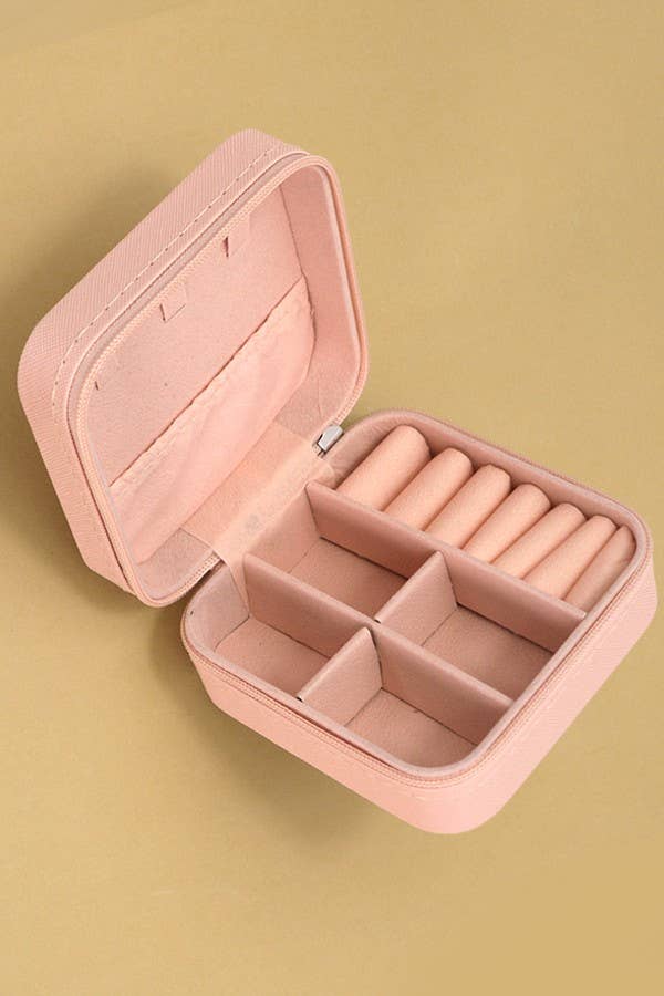 JEWELRY ORGANIZER TRAVEL BOX CASE