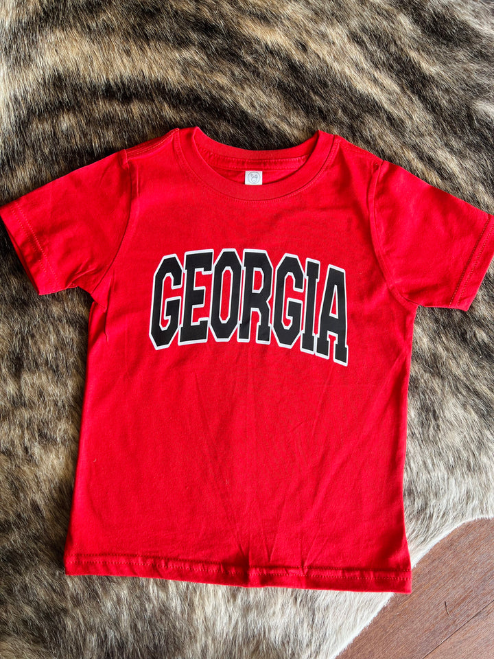 Red CC Black GA Arch Tee