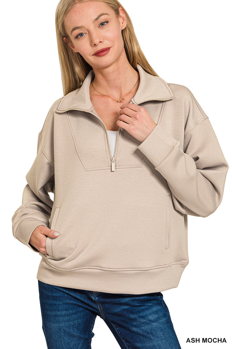 SCUBA HALF ZIP PULLOVER