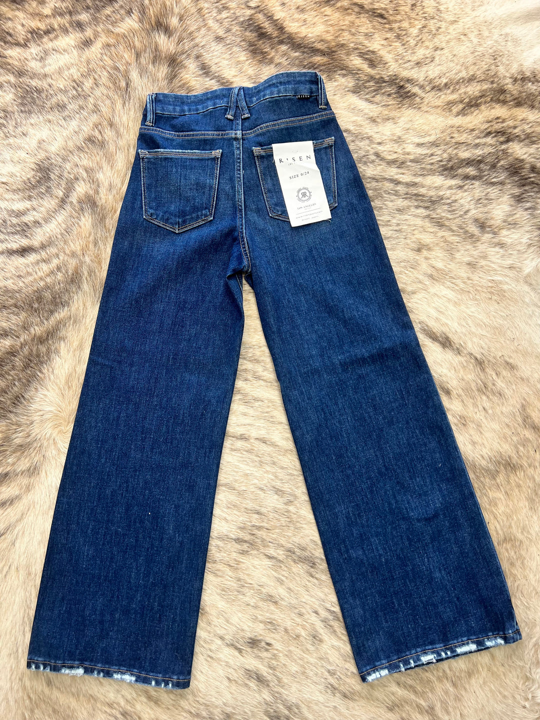 Rachel Risen 4-Way Str High Rise Crop Wide Jeans