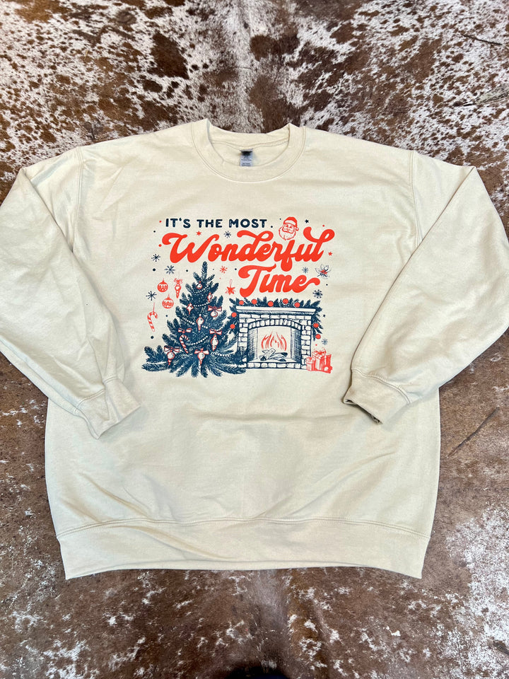 Wonderful Time of the Year Fireplace Sweatshirt