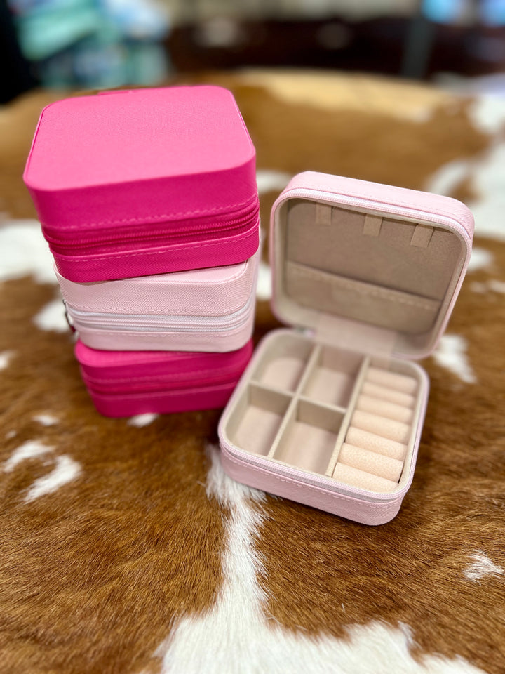 JEWELRY ORGANIZER TRAVEL BOX CASE