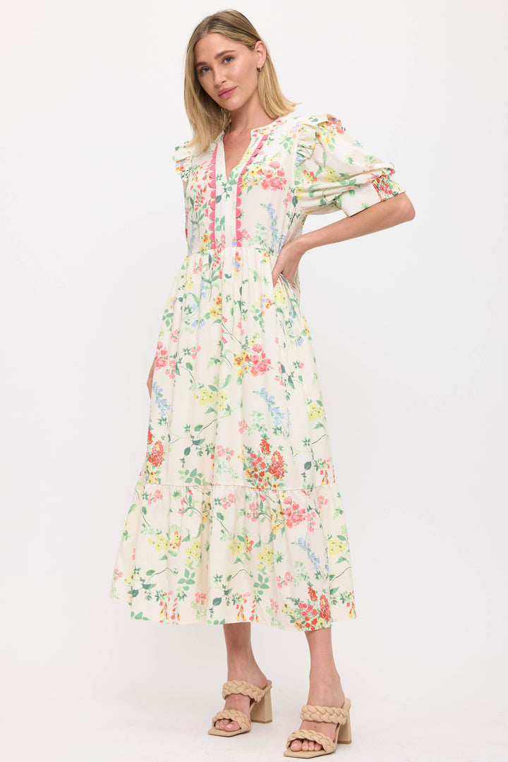 Delilah Floral Tiered Dress