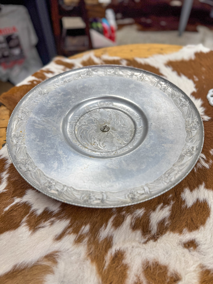 Vintage Aluminum Lazy Susan