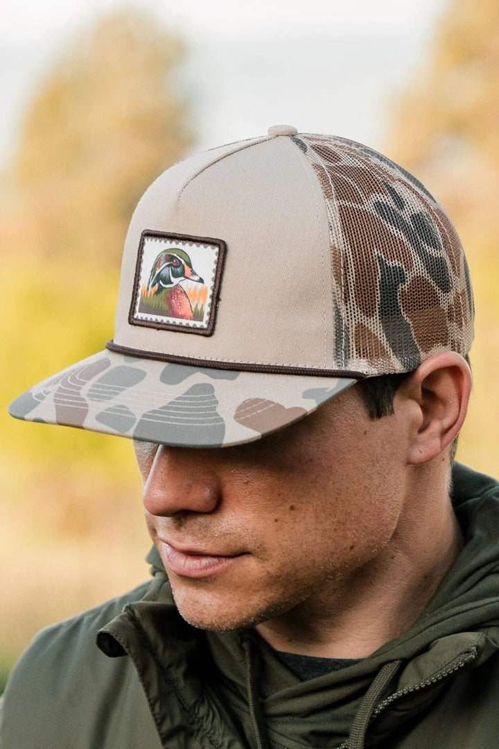 Burlebo Hat - Wood Duck Stamp Camo