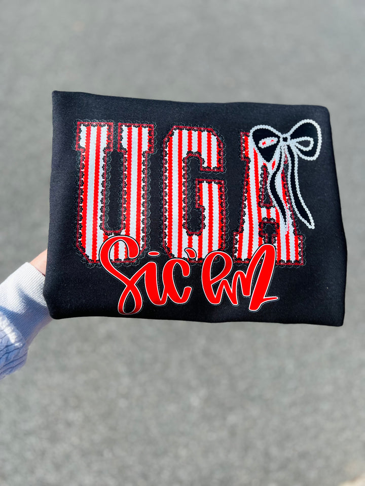 Seersucker UGA Sweatshirt