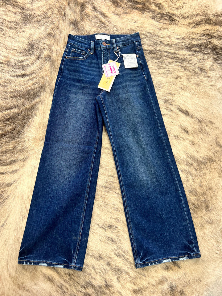 Rachel Risen 4-Way Str High Rise Crop Wide Jeans