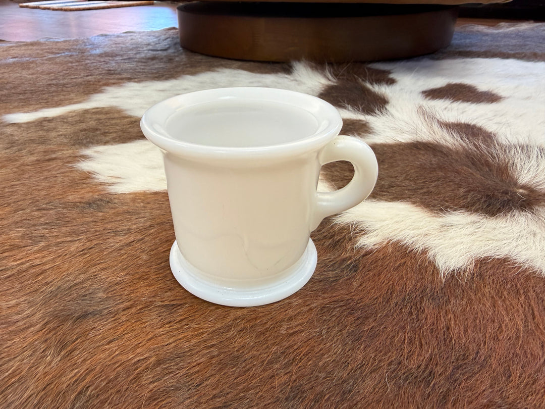 Vintage White Milk Glass Hazel Atlas Mug