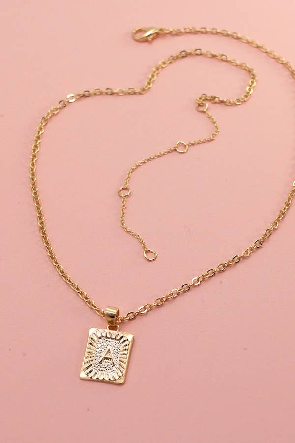 PETITE DELICATE INITIAL PENDANT NECKLACE