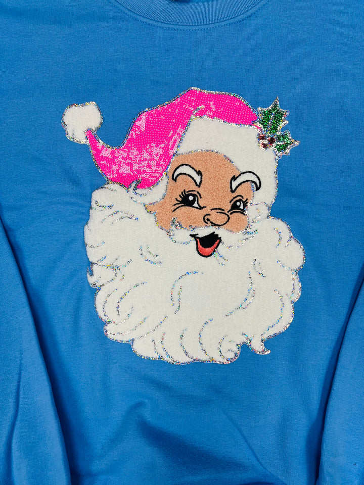 Jolly Santa Patch Sweatshirt