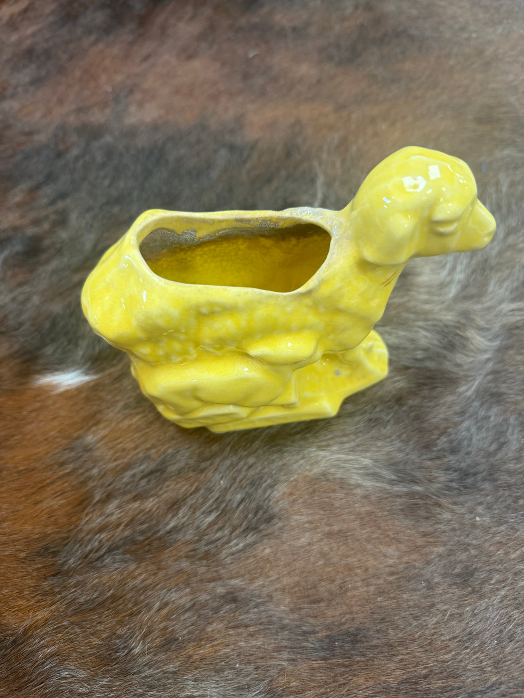 Vintage Pottery Lamb Planter