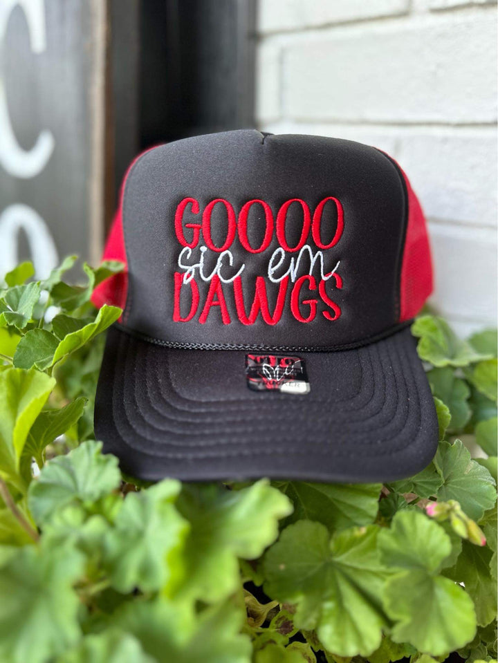 Go Dawgs Embroidered Trucker Hat