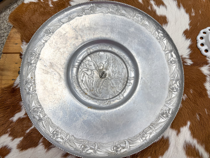 Vintage Aluminum Lazy Susan