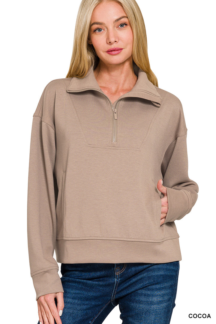 SCUBA HALF ZIP PULLOVER