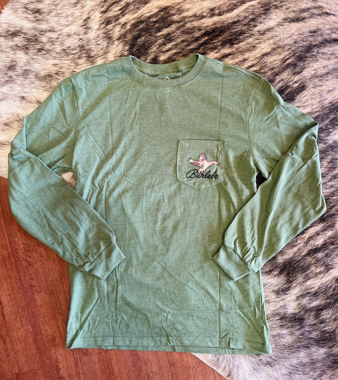 Burlebo - Ducks Flying In - LS - Heather Olive