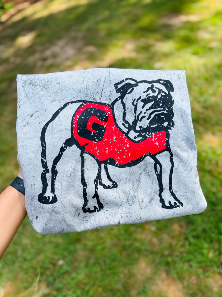 Distressed Dawg on Smoke CC Tee