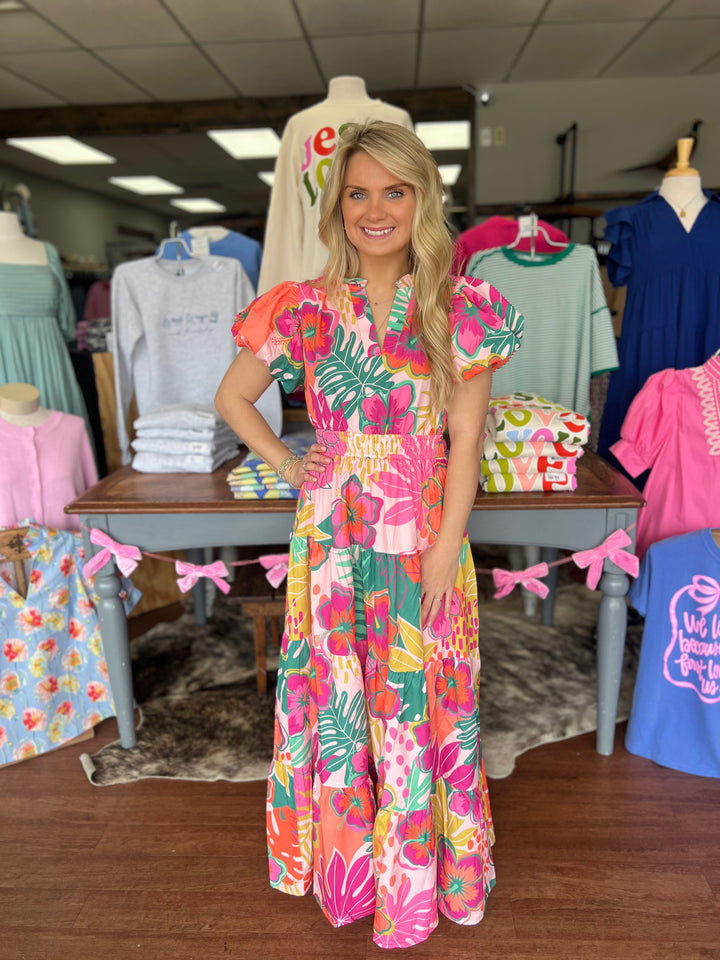 Lilly Floral Maxi Dress