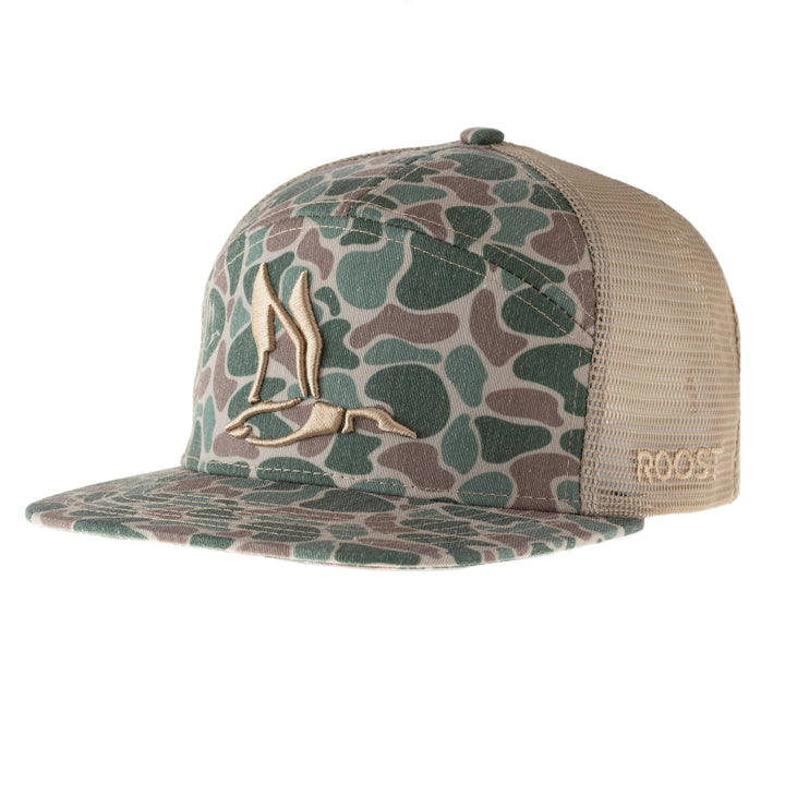 Roost Front Camo 3D Puff Icon Hat Fieldstone