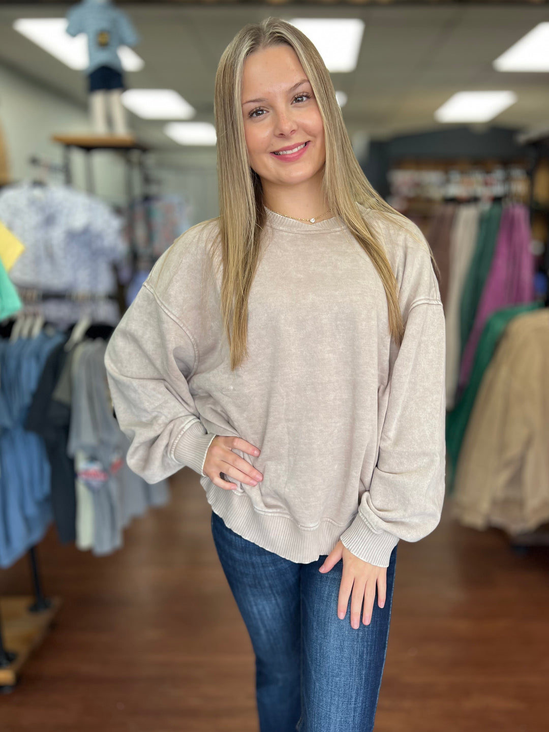 Cozy Crossneck Sweatshirt