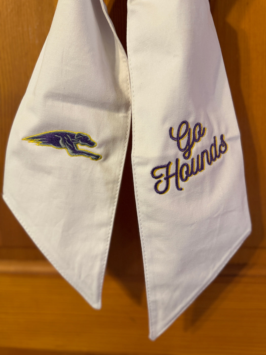 Embroidered JC Wreath Sash