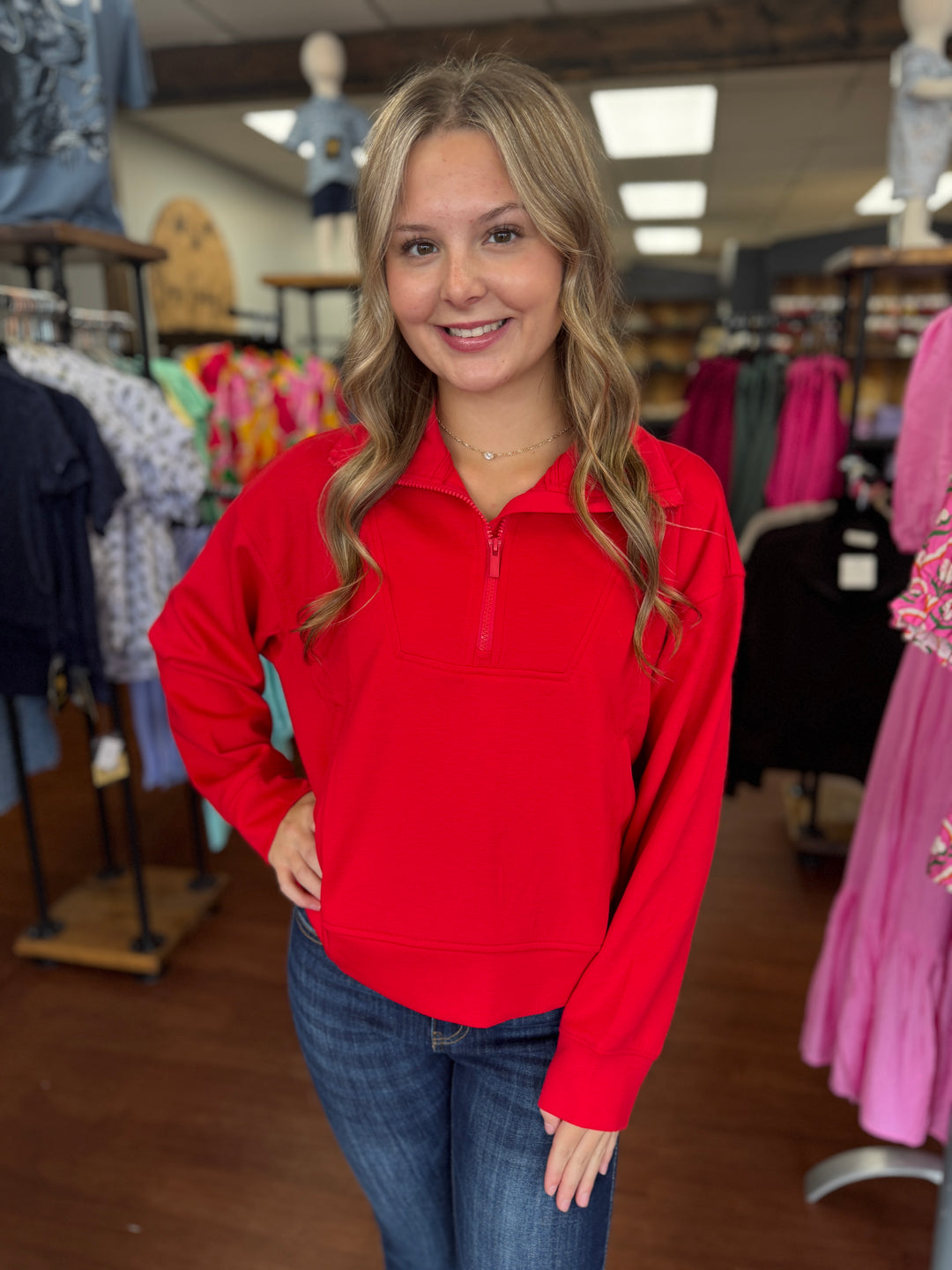 SCUBA HALF ZIP PULLOVER