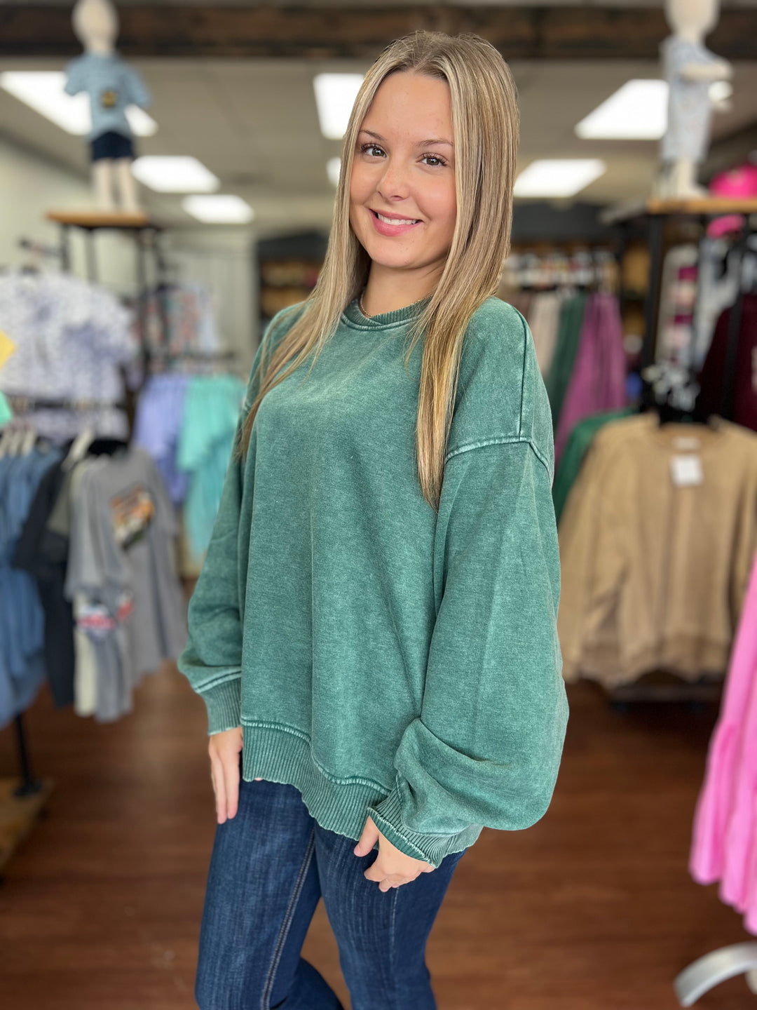 Cozy Crossneck Sweatshirt