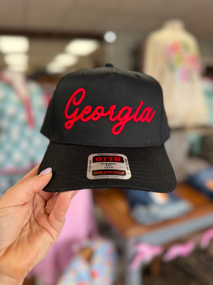Embroidered Georgia Hat