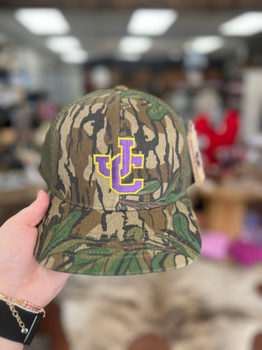 JC Embroidered Camo Hat