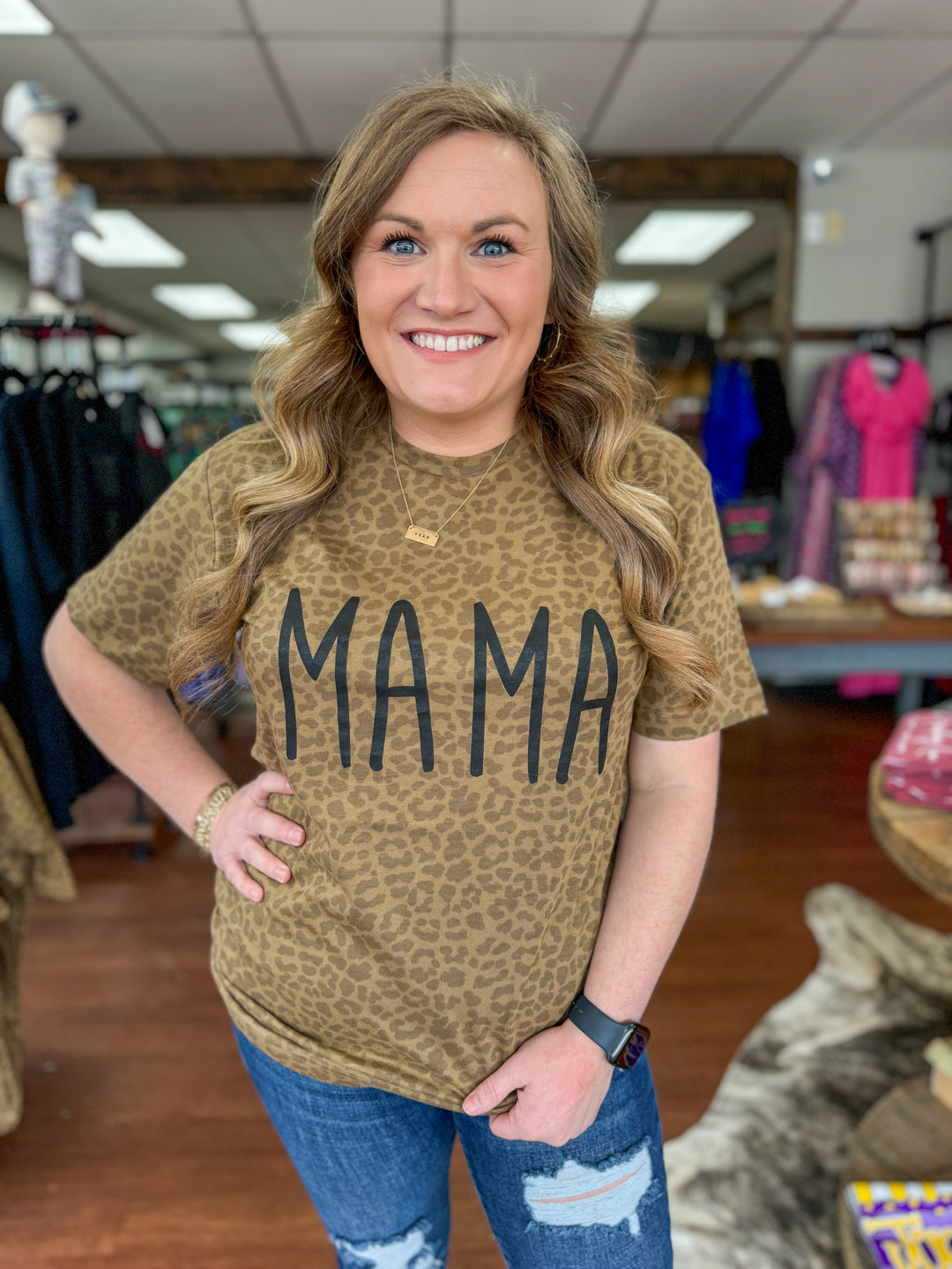 Mama & Mini Leopard Tee